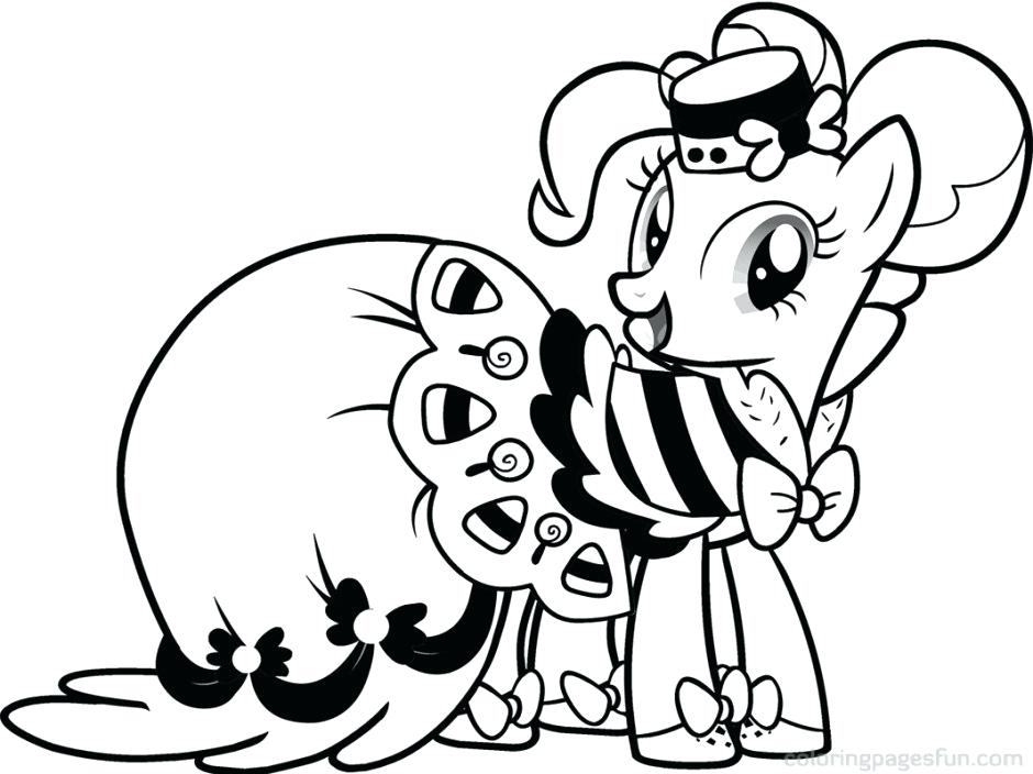 940x704 Pinkie Pie Coloring