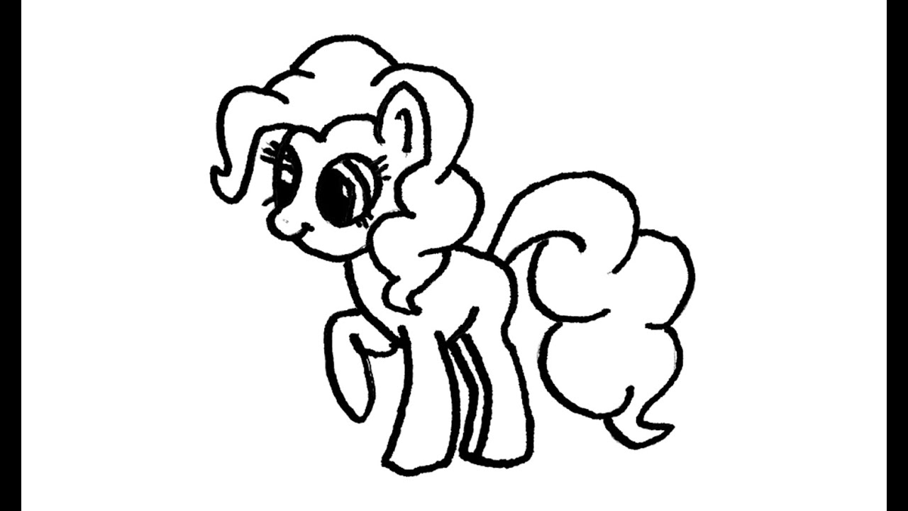 1280x720 como desenhar a pinkie pie de my little pony