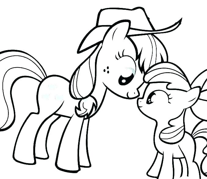 My Little Pony Drawing Template
