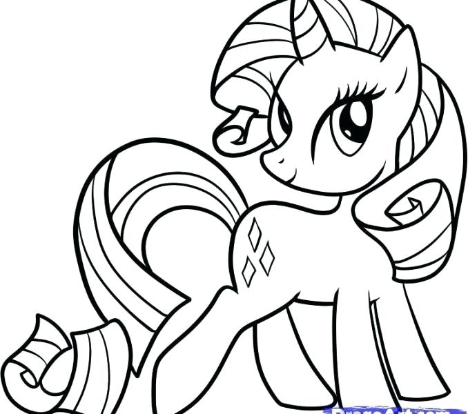 My Little Pony Drawing Template | Free download on ClipArtMag