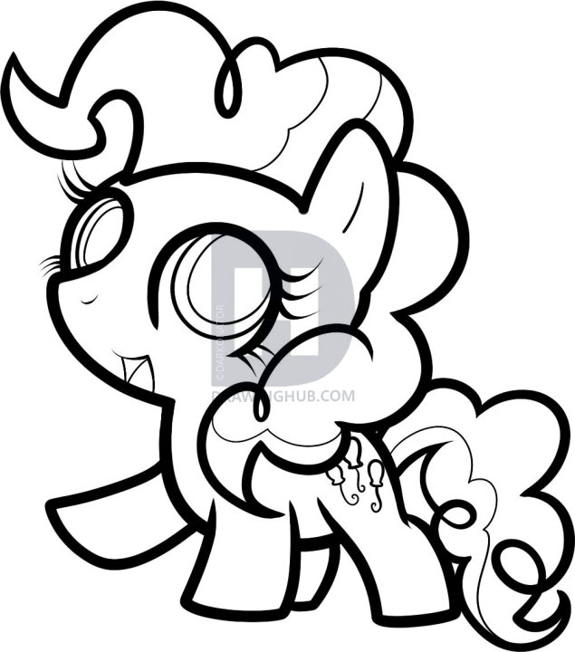 635x720 How To Draw Chibi Pinkie Pie, My Little Pony Friendship Is Magic