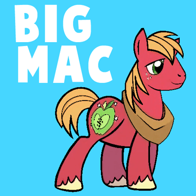 400x400 How To Draw Big Mac From My Little Pony Friendship Is Magic