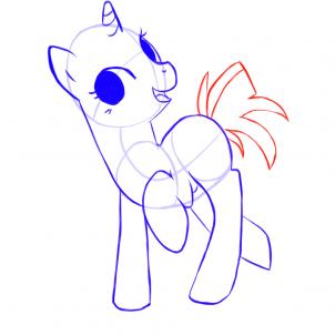 302x302 How To Draw My Little Pony, Friendship Is Magic Style, Step