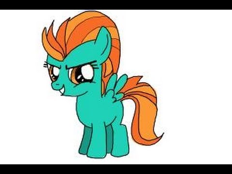480x360 How To Draw Lightning Dust From My Little Pony Friendship Is Magic