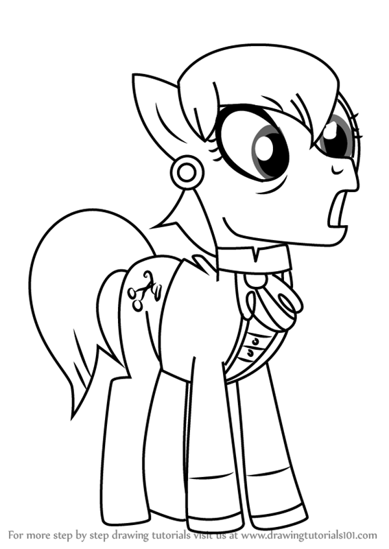 567x800 Learn How To Draw Prim Hemline From My Little Pony