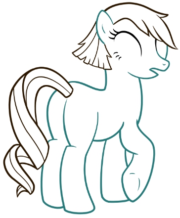 364x441 My Little Pony Art Tutorial Gimp