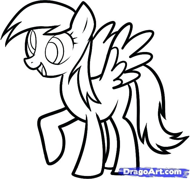 627x589 Drawings Of Ponies