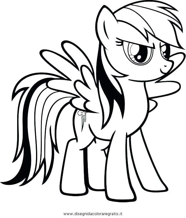 My Little Pony Outline Drawing 