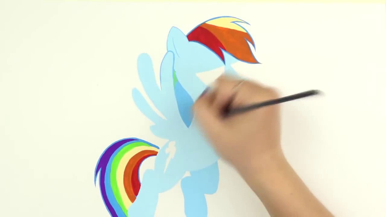 1280x720 Rainbow Dash Speed Drawing