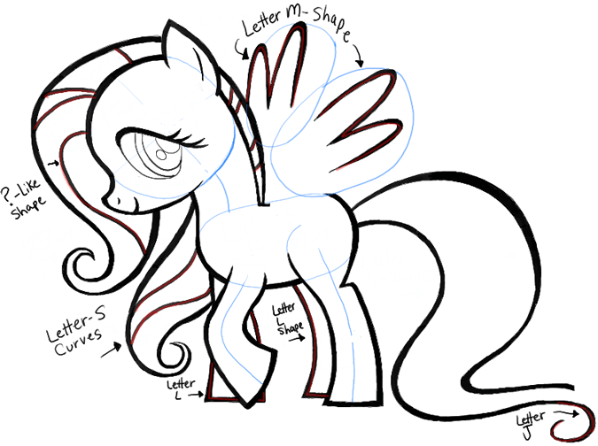 675x504 My Little Pony Easy Drawing For Kids