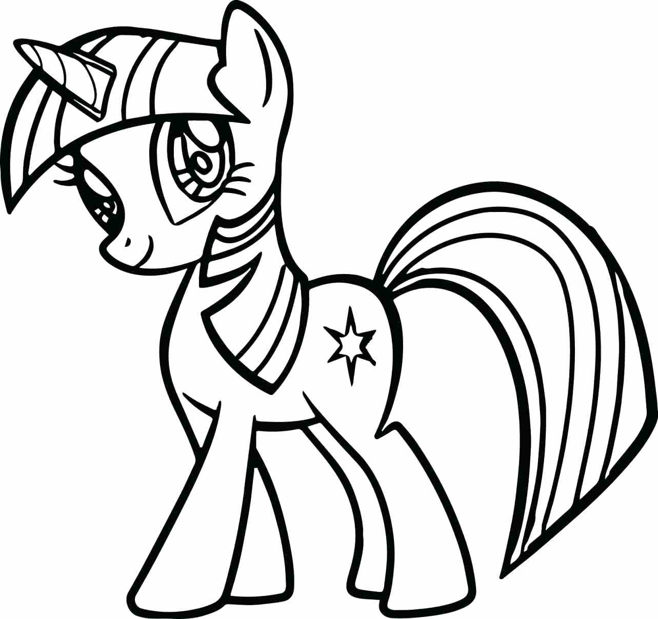 1283x1206 Collection Of 'my Little Pony Drawing Template' Download More