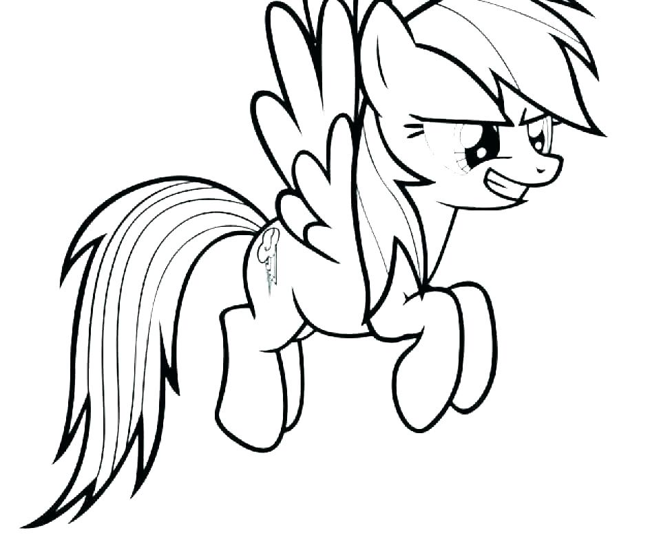 960x800 My Little Pony Rainbow Dash Coloring