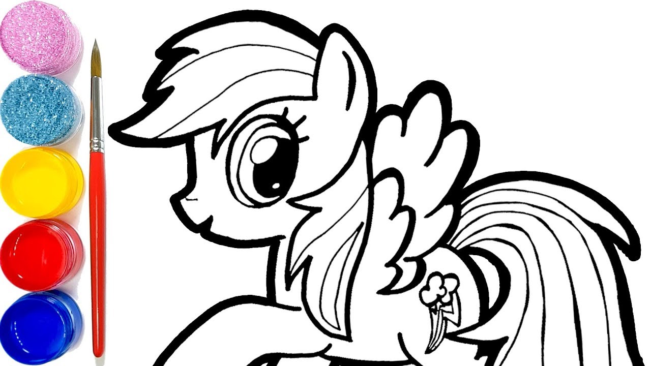 My Little Pony Rainbow Dash Drawing | Free download on ClipArtMag