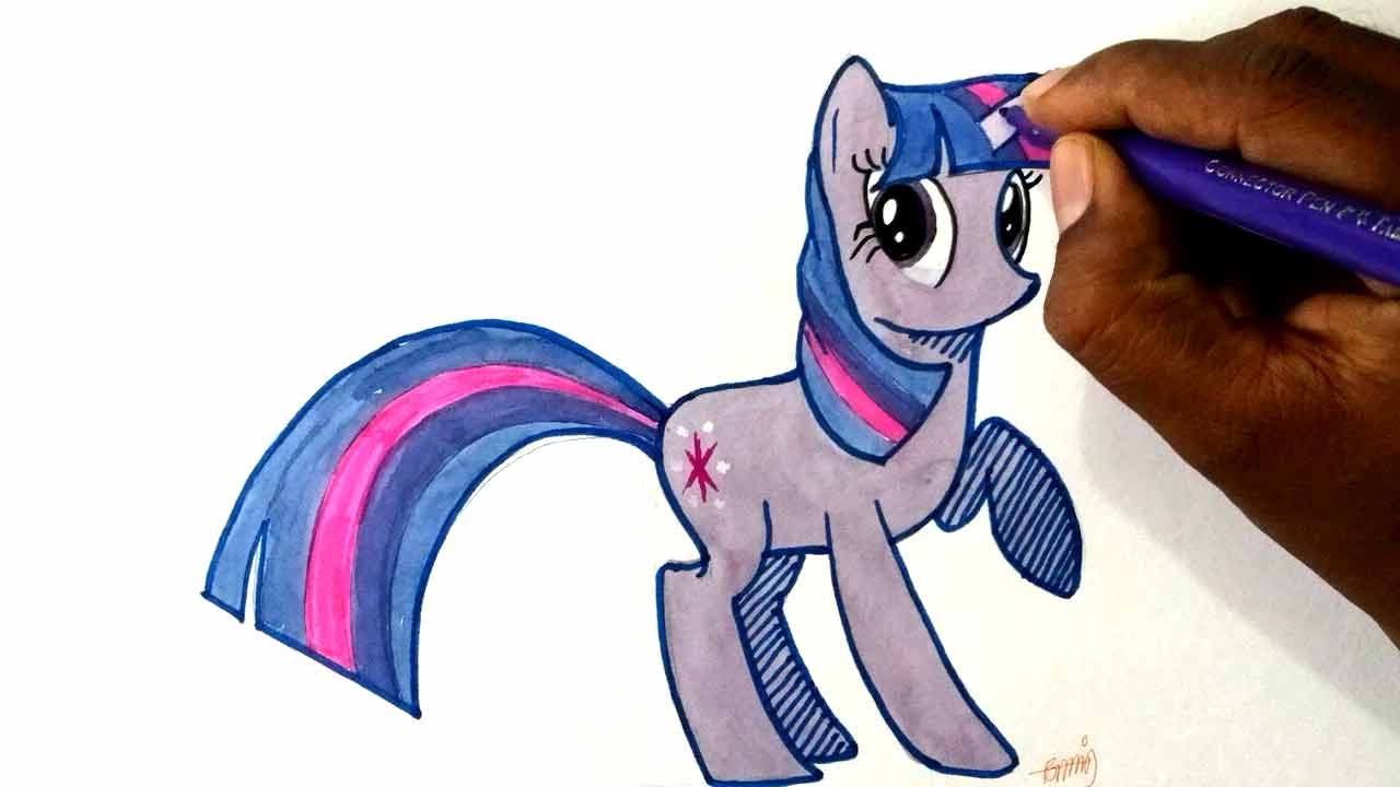 1280x720 How To Draw My Little Pony Twilight Sparkle Easy