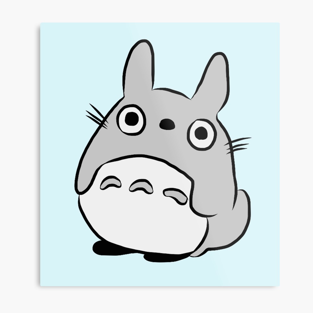 1000x1000 My Neighbor Totoro Baby Metal Print