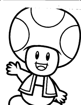 271x350 Mystery Toad Mario Grid Drawing