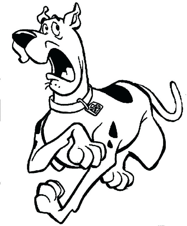 640x772 Scooby Doo Coloring Pages Coloring Pages Scared Werewolf Coloring
