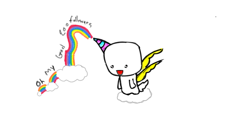 861x484 holy fricken crap guys followers so here's a mystical unicorn
