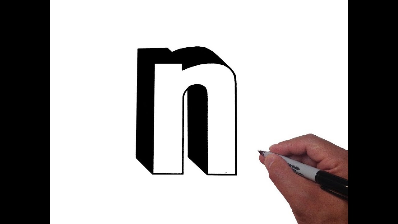 1280x720 How To Draw Letter N In Lowercase