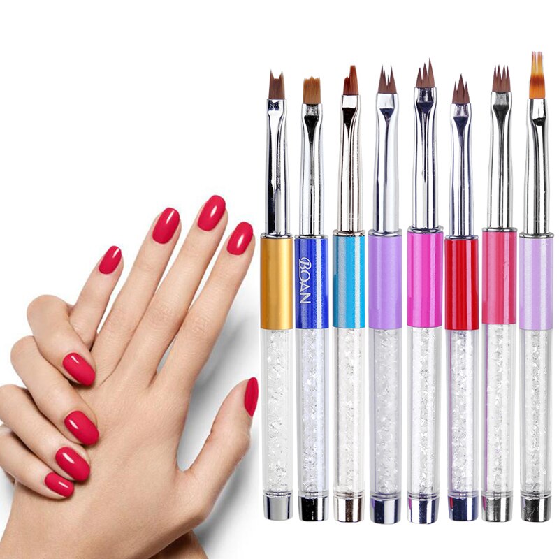 800x800 New Serrated Head Nail Art Drawing Pen Brush Diy Manicure Nail