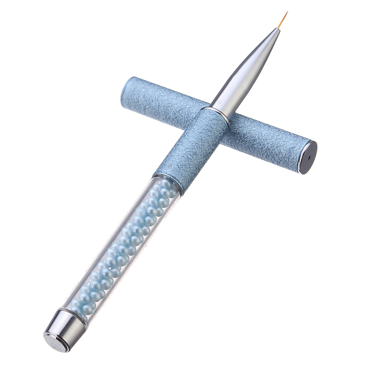 1200x1200 Blue Nylon Hair Liner Drawing Nail Art Pen Brush Acrylic Manicure