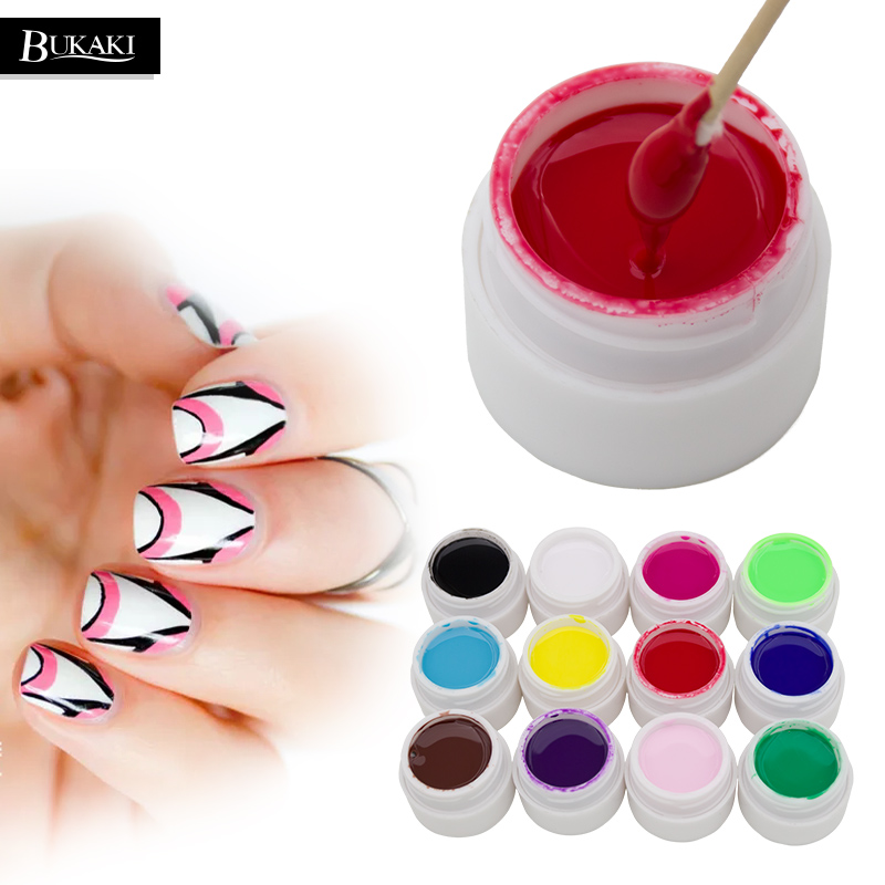 800x800 Bukaki Paint Nail Art Design Manicure Soak Off Uv Gel Nail