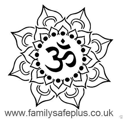 425x412 Namaste Yoga India Om Wax Seal Stamp