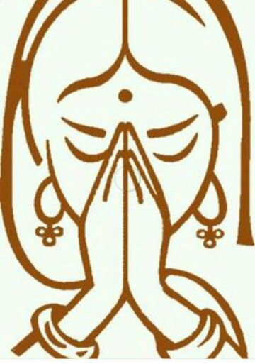 360x513 Drawing Drawings Namaste Art, Wedding Symbols, Hindu Art