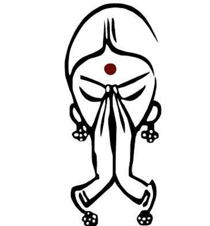 Namaste Drawing | Free download on ClipArtMag