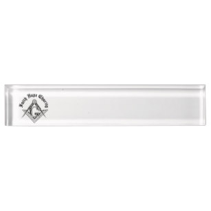 307x307 Masonic Symbols Desk Name Plates Zazzle
