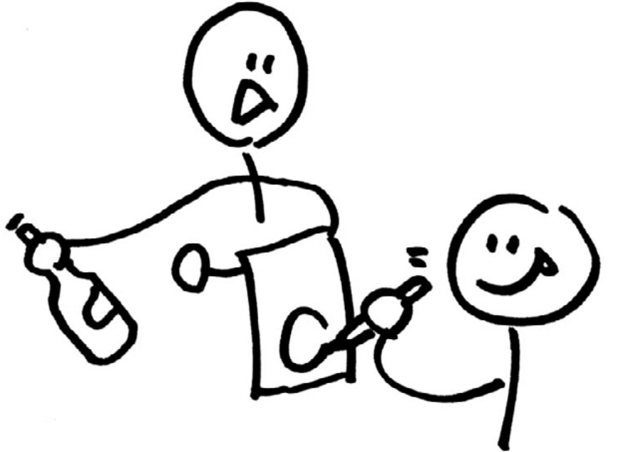 869x636 dan roam cartoon back of the napkin doodles commandment