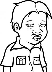 218x302 How To Draw Pedro, Napoleon Dynamite