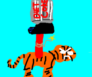 300x250 diet coke can riding napoleon dynamite's liger