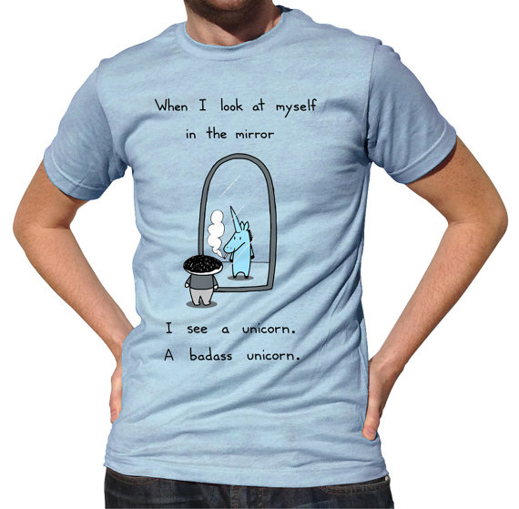 570x559 I'm A Badass Unicorn Tshirt Available In Mens And Womens Sizes