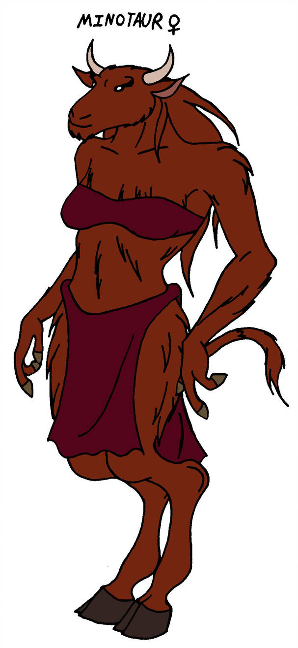 607x1316 Narnia Races Female Minotaur