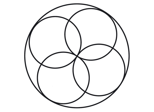 600x438 Four Circles
