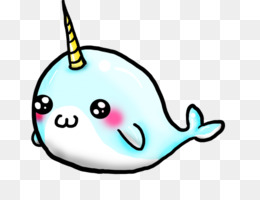 260x200 Narwhal Cartoon Clip Art