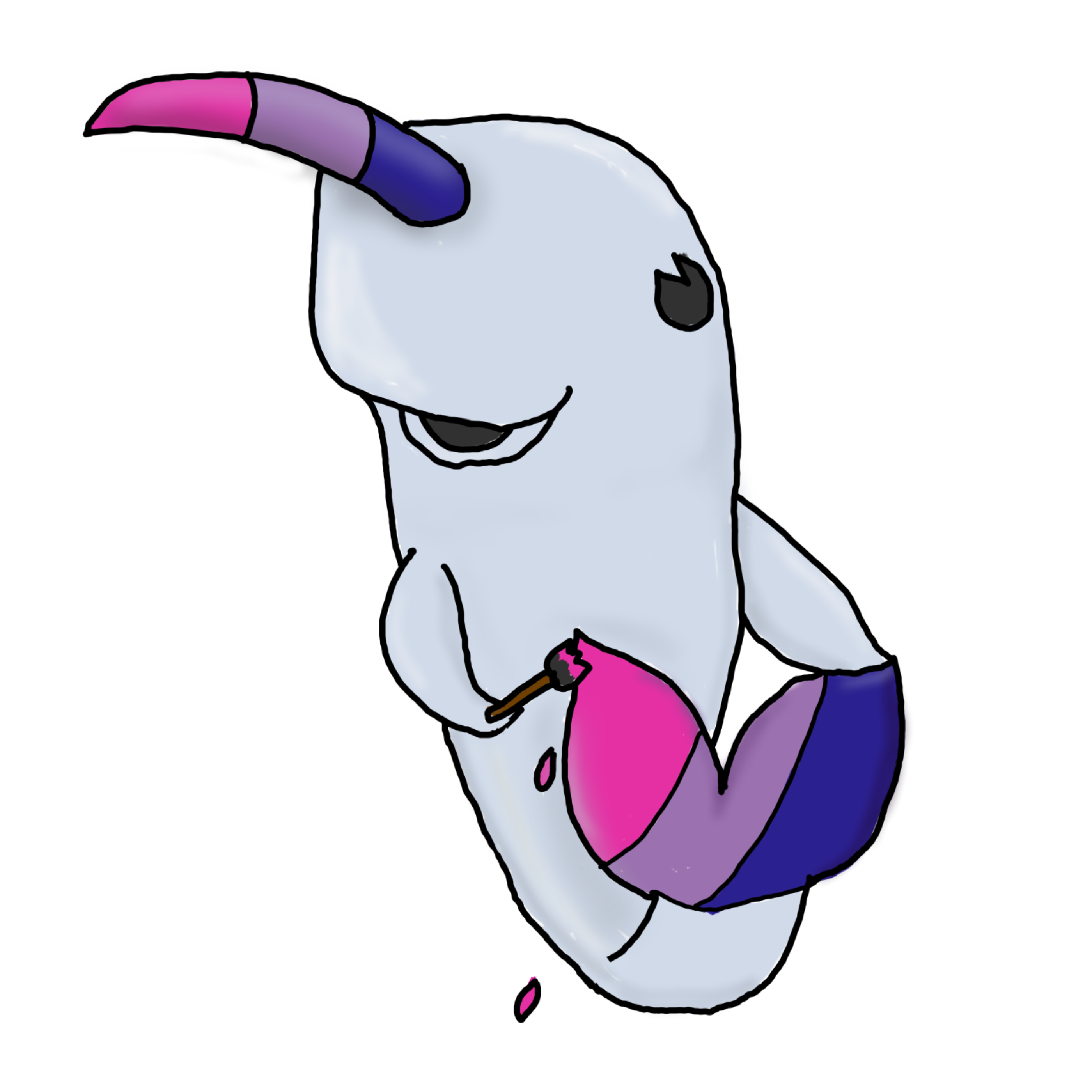 2800x2800 Collection Of Free Narwhal Drawing Stitch Download On Ui Ex