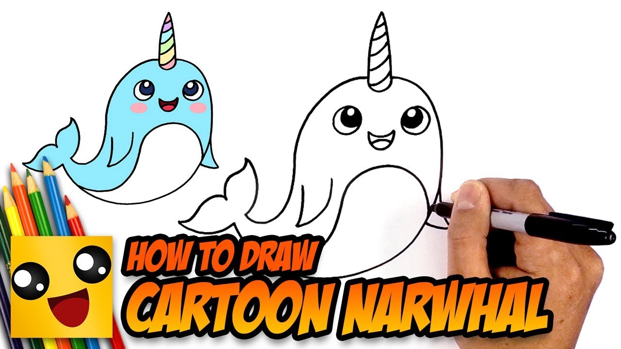 1280x720 How To Draw Narwhal