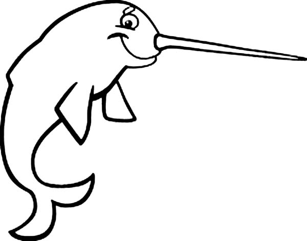 600x472 Narwhal Clip Art
