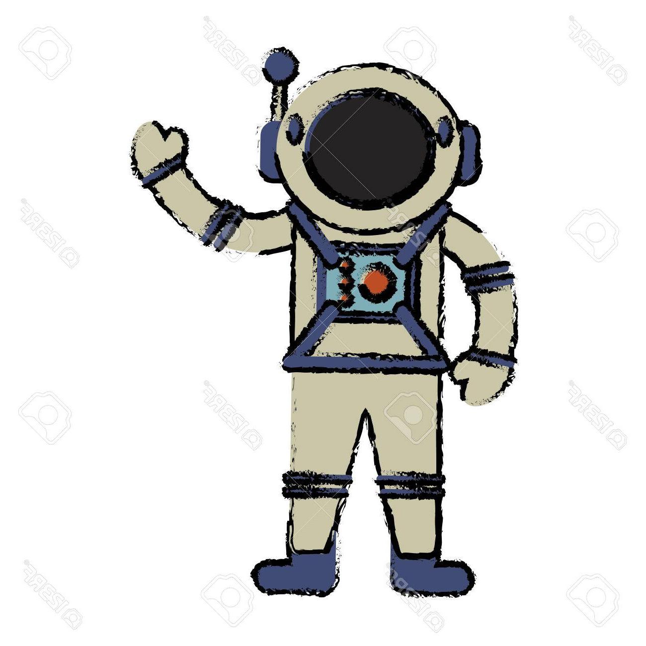 1300x1300 Top Astronaut Suit Vector Drawing Free Vector Art, Images
