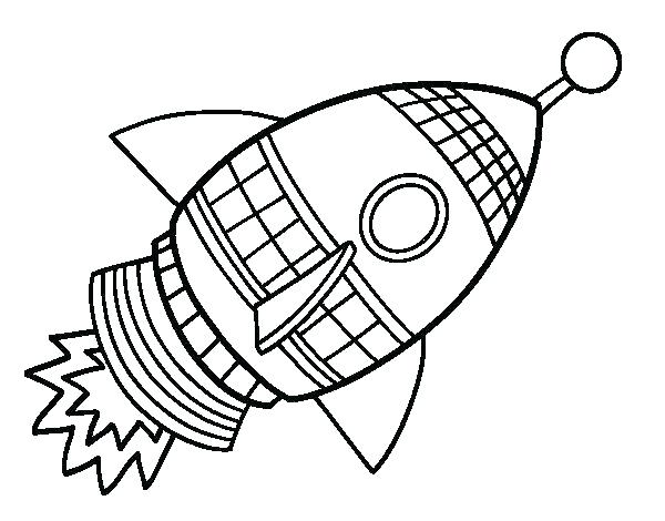 600x470 Rocket Coloring Pages