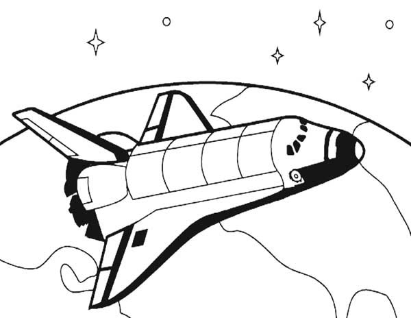 600x464 Spaceship Drawing