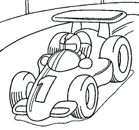 474x441 Race Car Turbo Coloring
