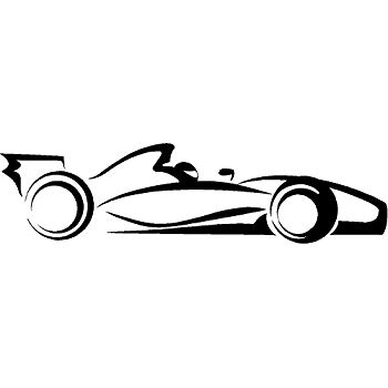 350x350 race car indy car racing nascar vinyl wall decal