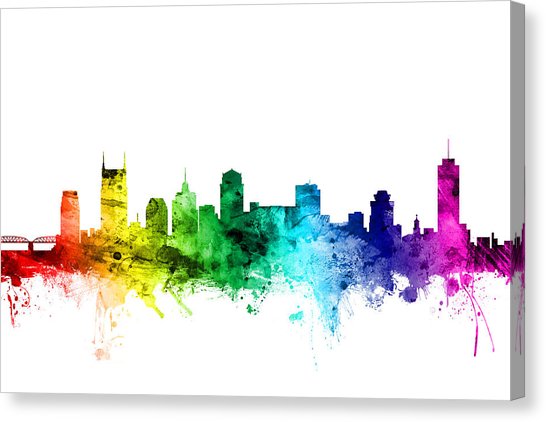 546x422 Nashville Skyline Canvas Prints Fine Art America