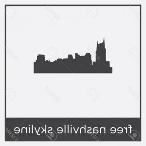 300x300 Photostock Vector Free Nashville Skyline Icon Isolated On White