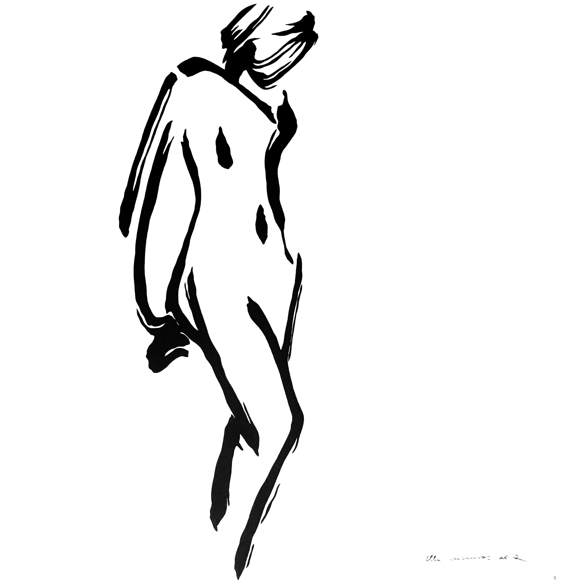 1920x1920 ella richards' scissors drawing technique creates simple but