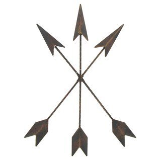 316x316 Cast Iron Native American Arrow Wall Decor Arts