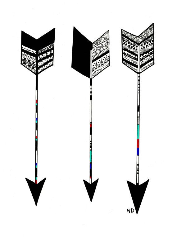 570x780 Arrow Drawing Free Download